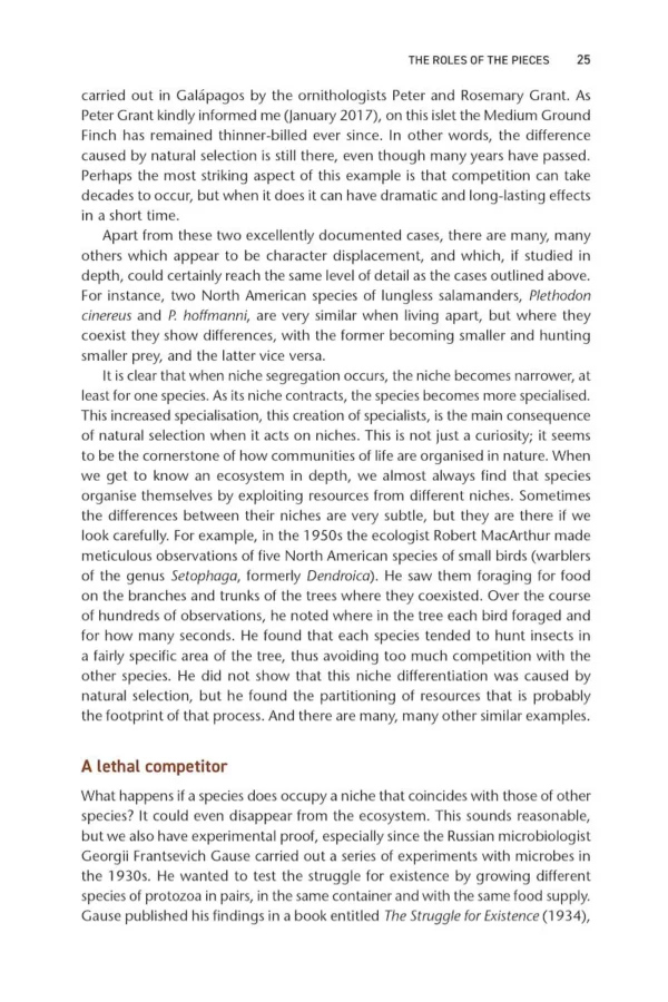 The Game of Species