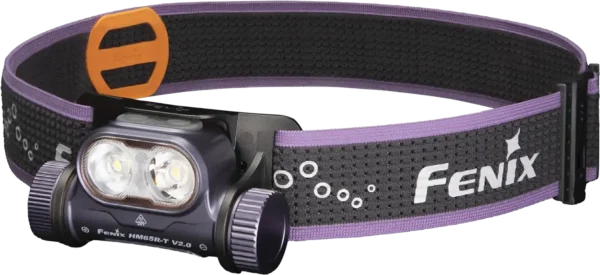 Fenix Hodelykt HM65R-T-V2 - Lilla- 1600 lumen LED lykt