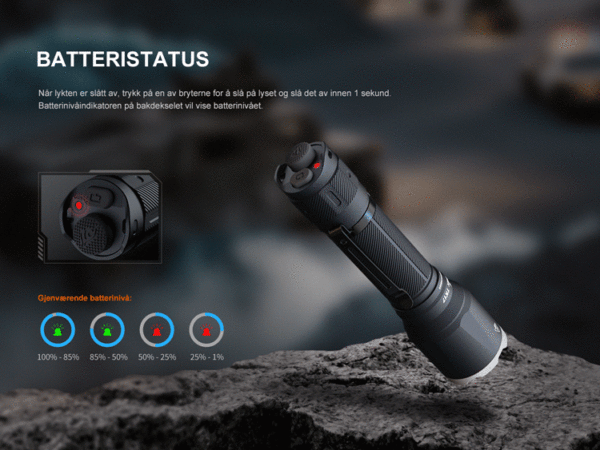 Fenix TK17 Tactical Håndlykt 3600lm 6000mAh