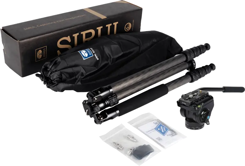 Sirui Traveler 7VC Carbon Tripod - Stativ med videohode