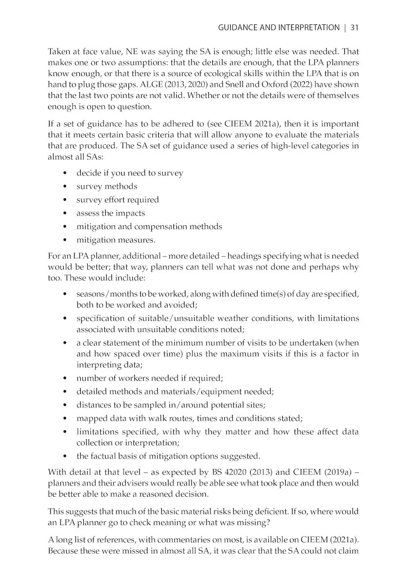 Protected Species and Biodiversity