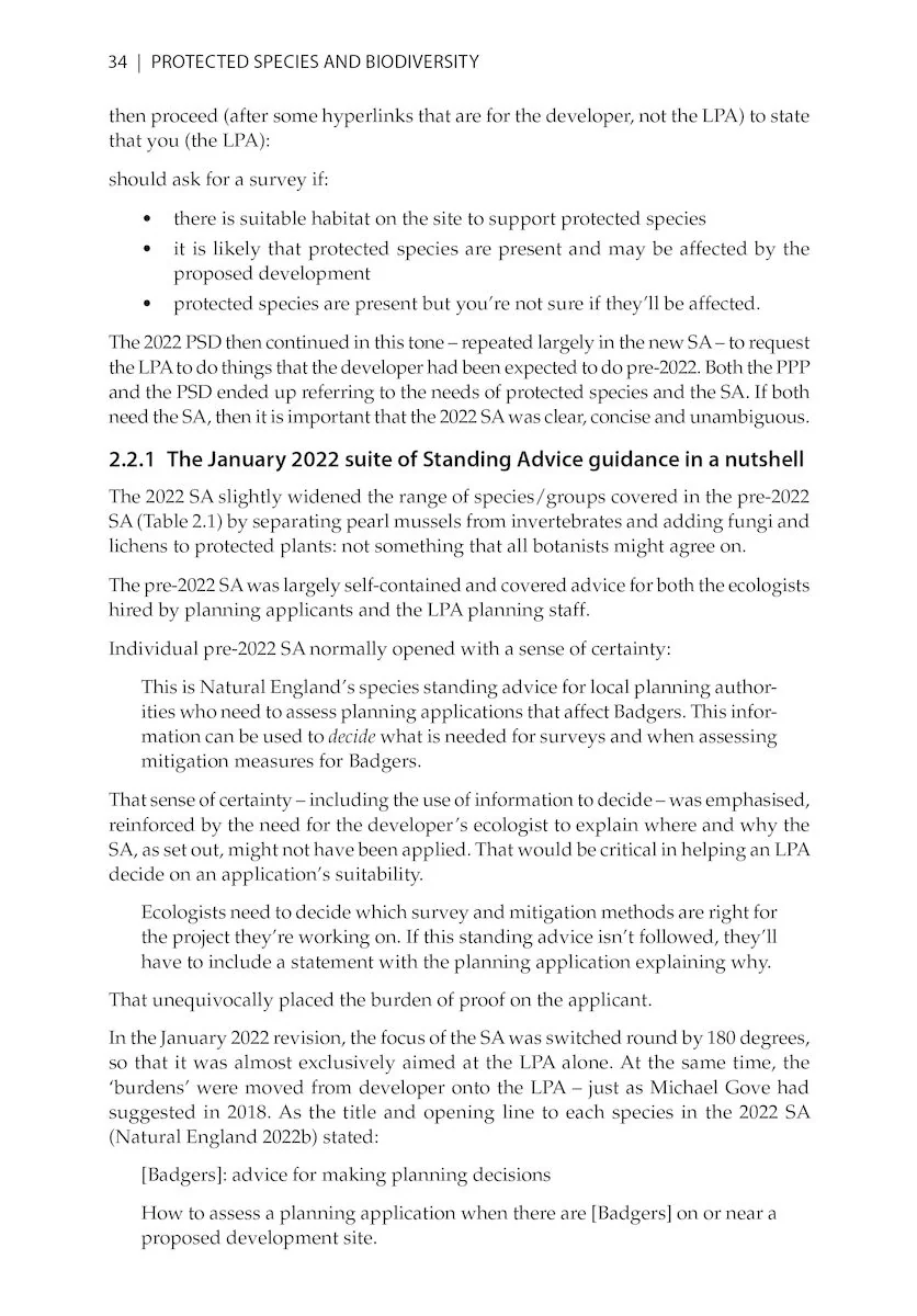 Protected Species and Biodiversity