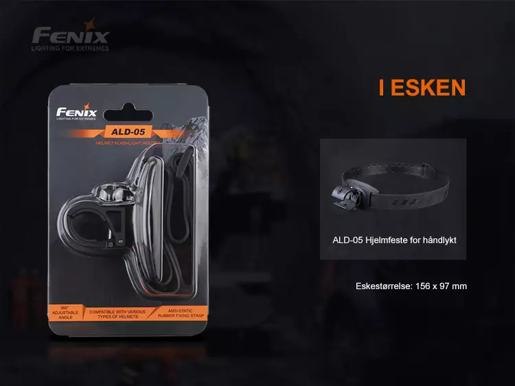 Fenix ALD-05 Hjelmfeste for håndlykt