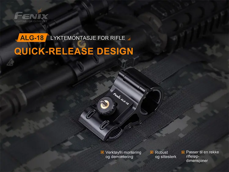 Fenix ALG-18 Lyktemontasje for rifle