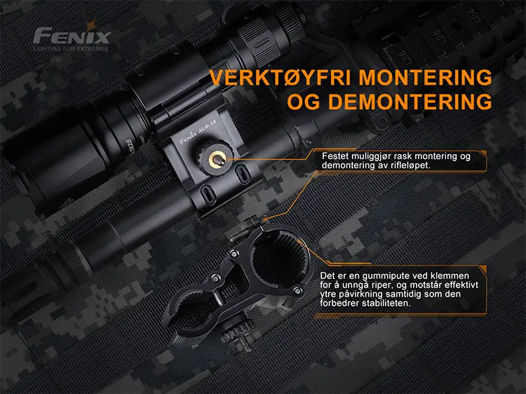 Fenix ALG-18 Lyktemontasje for rifle