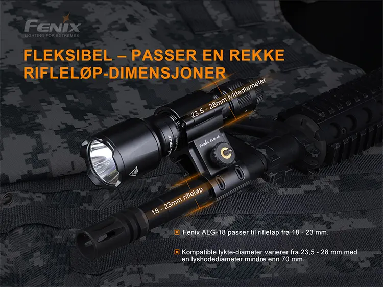 Fenix ALG-18 Lyktemontasje for rifle