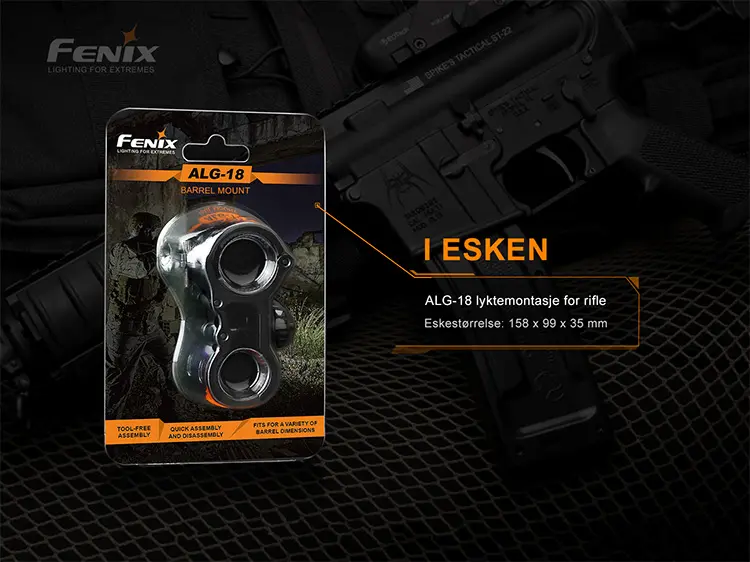 Fenix ALG-18 Lyktemontasje for rifle