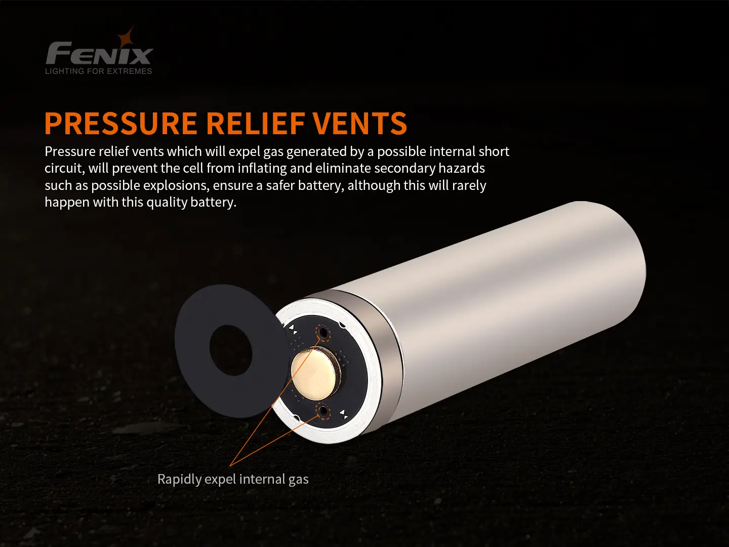 Fenix ARB-L21-5000 V2 21700 Batteri oppladbar 5000 mAh