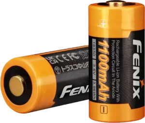 Fenix 18350 CR123 LI-ION Batteri oppladbar 1100mAh