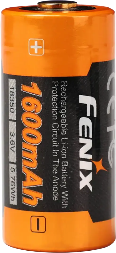Fenix ARB-L18-1600 18350Batteri oppladbar 1600mAh