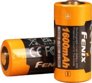 Fenix ARB-L18-1600 18350Batteri oppladbar 1600mAh