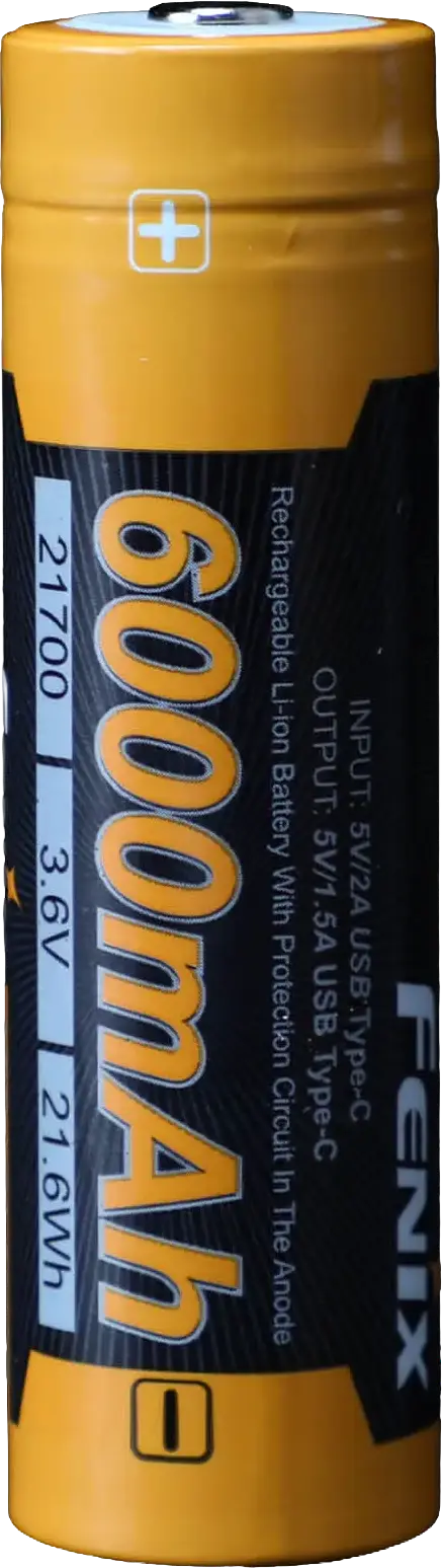 Fenix ARB-L21-6000B 21700 Batteri USB-C 6000mAh