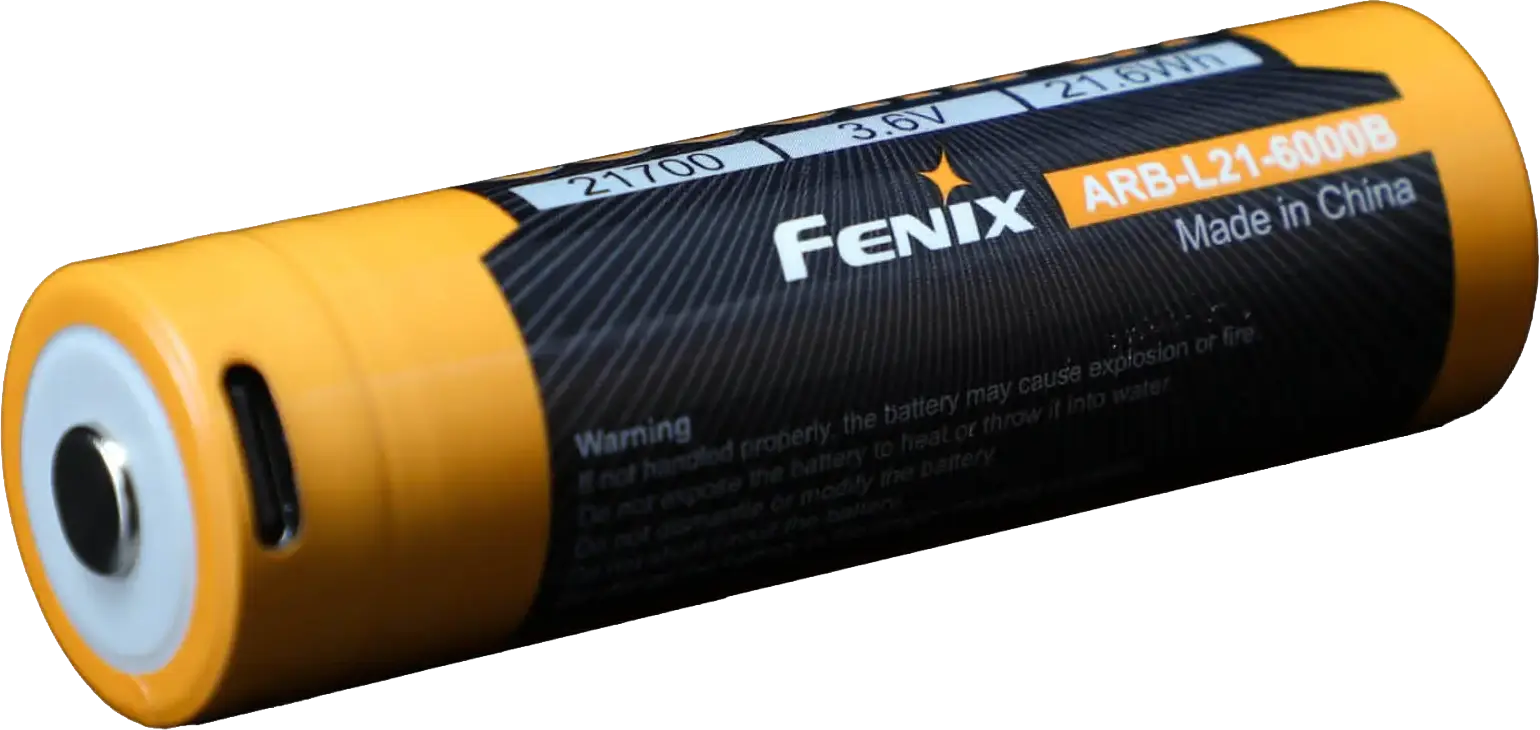 Fenix ARB-L21-6000B 21700 Batteri USB-C 6000mAh