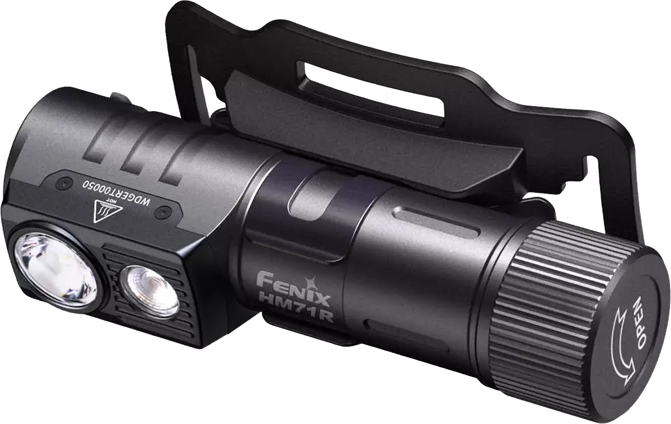 Fenix Hodelykt HM71R - 2700 lumen LED lykt