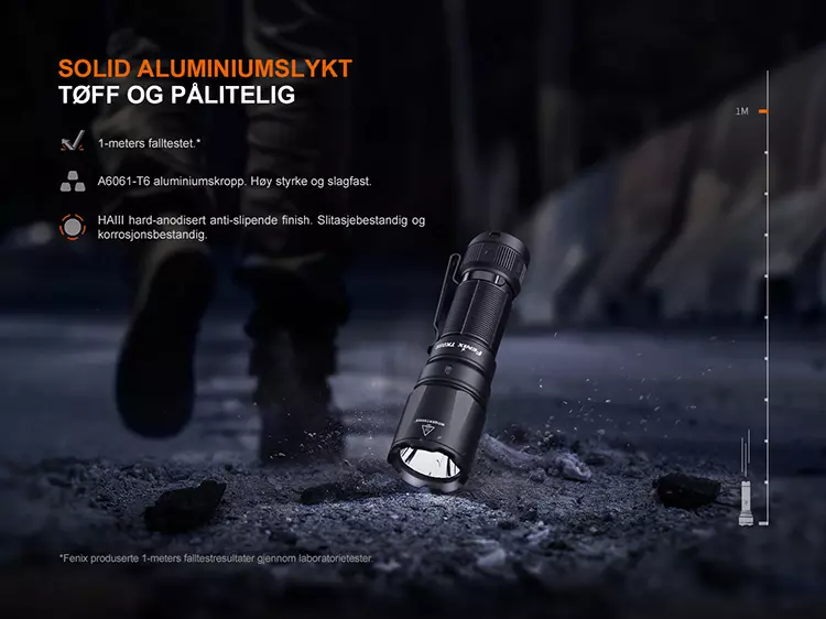 Fenix K05R Lykt TAC - 1000 lumen