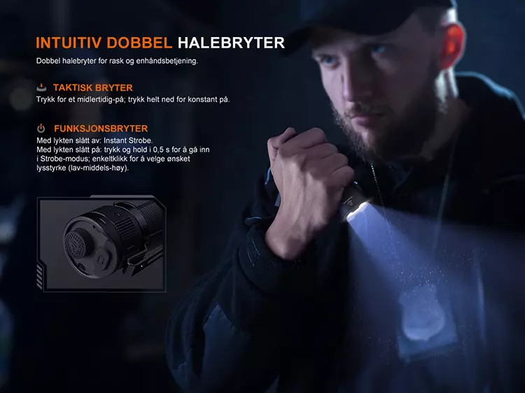 Fenix K05R Lykt TAC - 1000 lumen