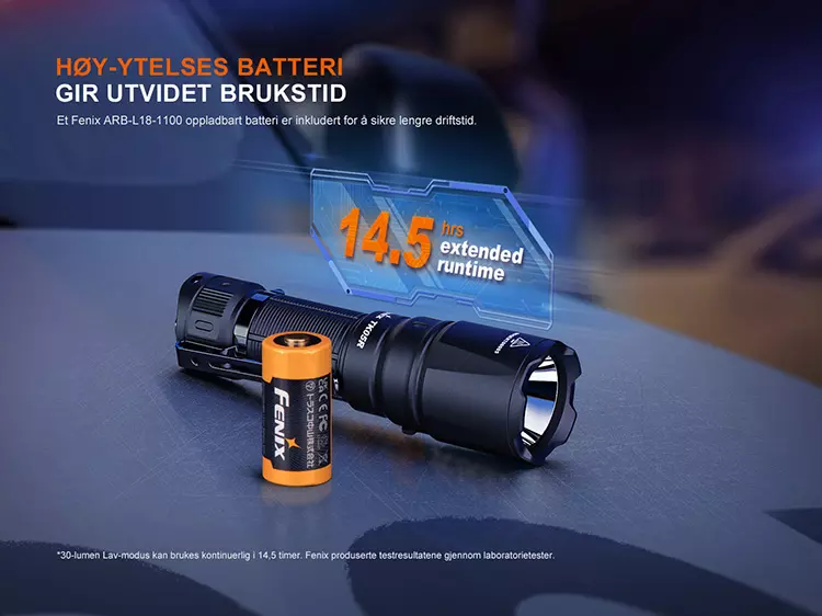 Fenix K05R Lykt TAC - 1000 lumen