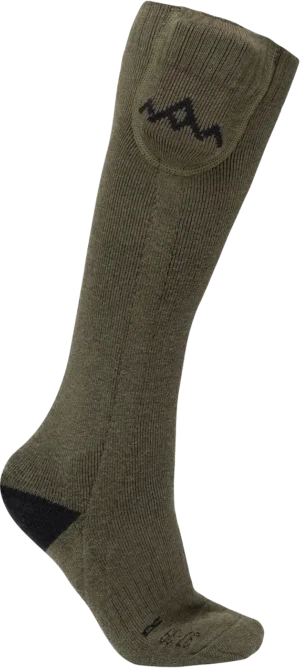 HeatX Heated Everyday Sokker Olivengrønn V2 - m/innebygget batteri