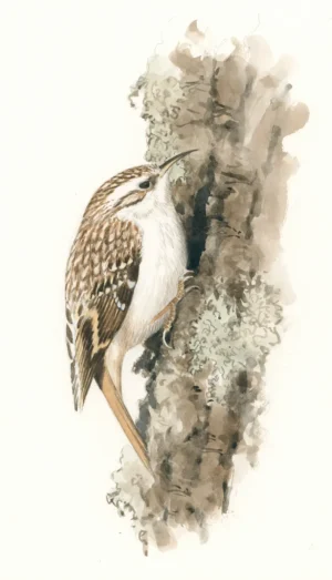 Trekryper - Original akvarell av Øivind Egeland